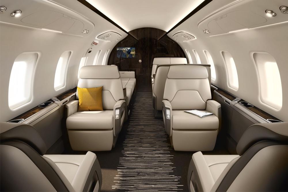 Bombardier Challenger 650 Interiour