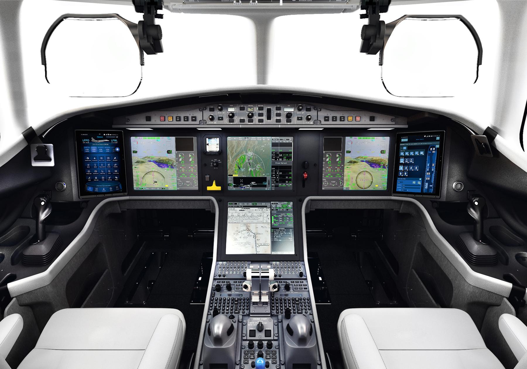 Falcon 6X private jet